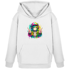 Anime Girl - Kids Organic Hoodie