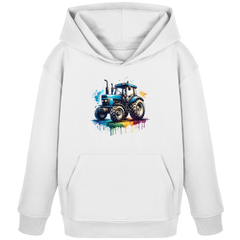 Colorful Traktor - Kids Organic Hoodie