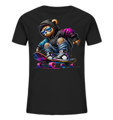 Skateboard HipHop Bear - Kids Organic Shirt