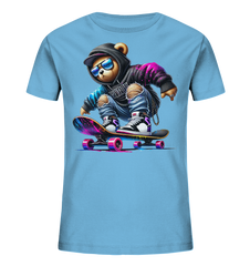 Skateboard HipHop Bear - Kids Organic Shirt