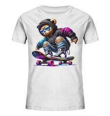 Skateboard HipHop Bear - Kids Organic Shirt