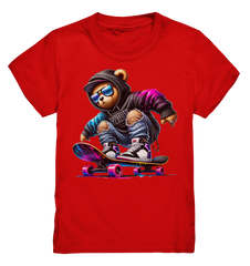 Skateboard HipHop Bear - Kids Premium Shirt